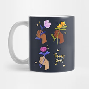 Thank You Flower Mug